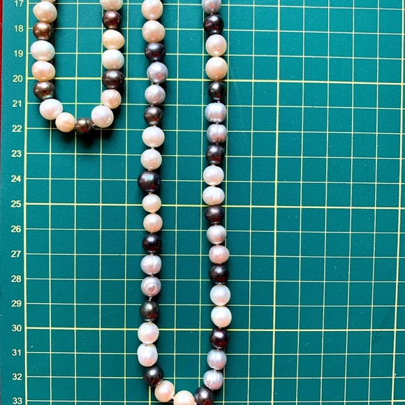 Freshwater pearls multicolour 2 strands - Picture 6 of 7